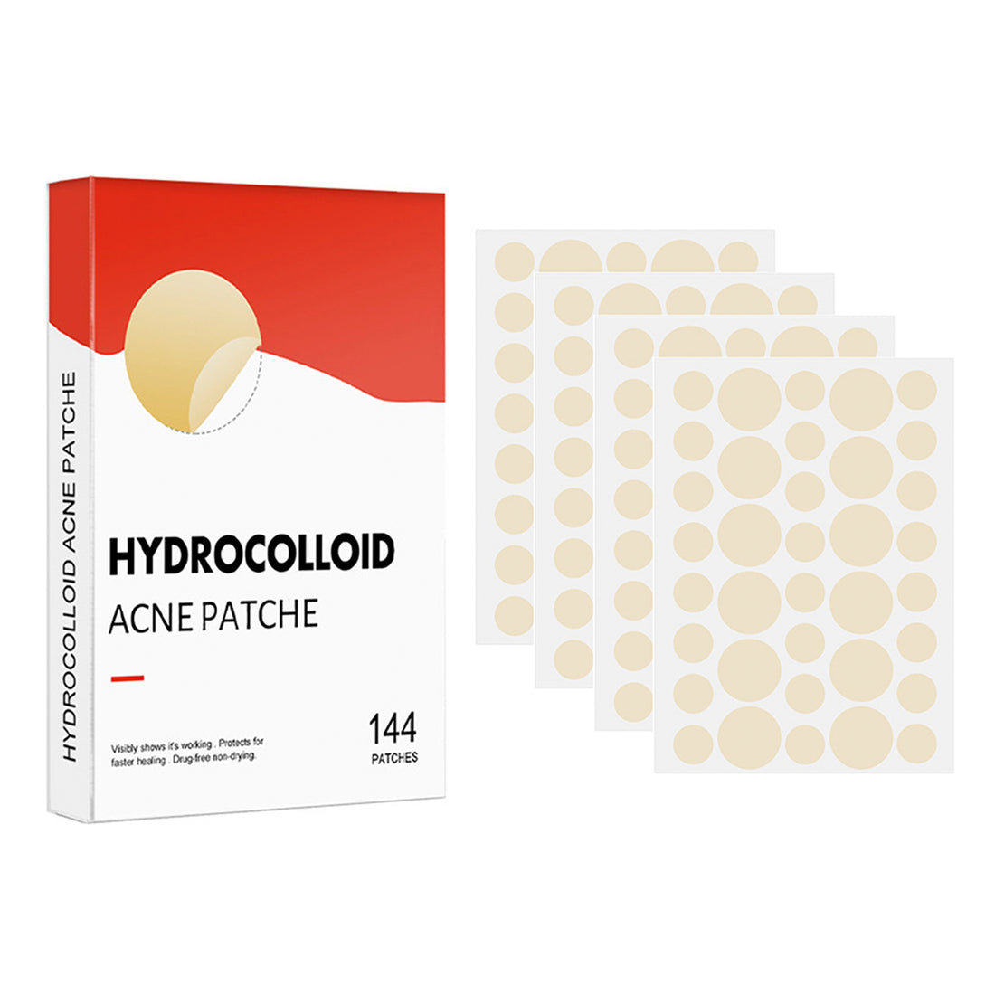 Face Skin Care Acne Pimple Patch 2 Sizes Invisible Professional Healing Absorbing Spot Sticker Covering for Men Women