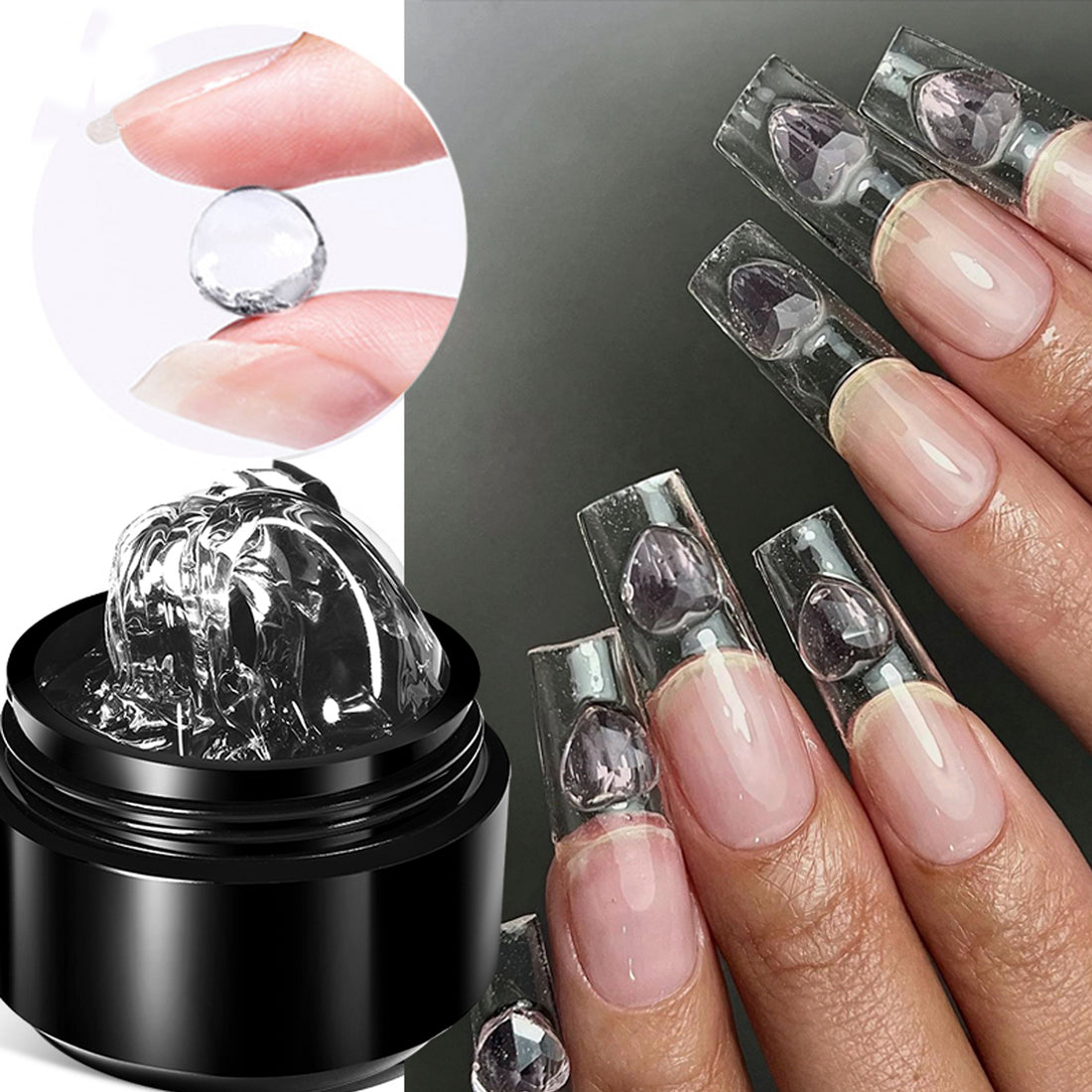 Artificial Nail with gel